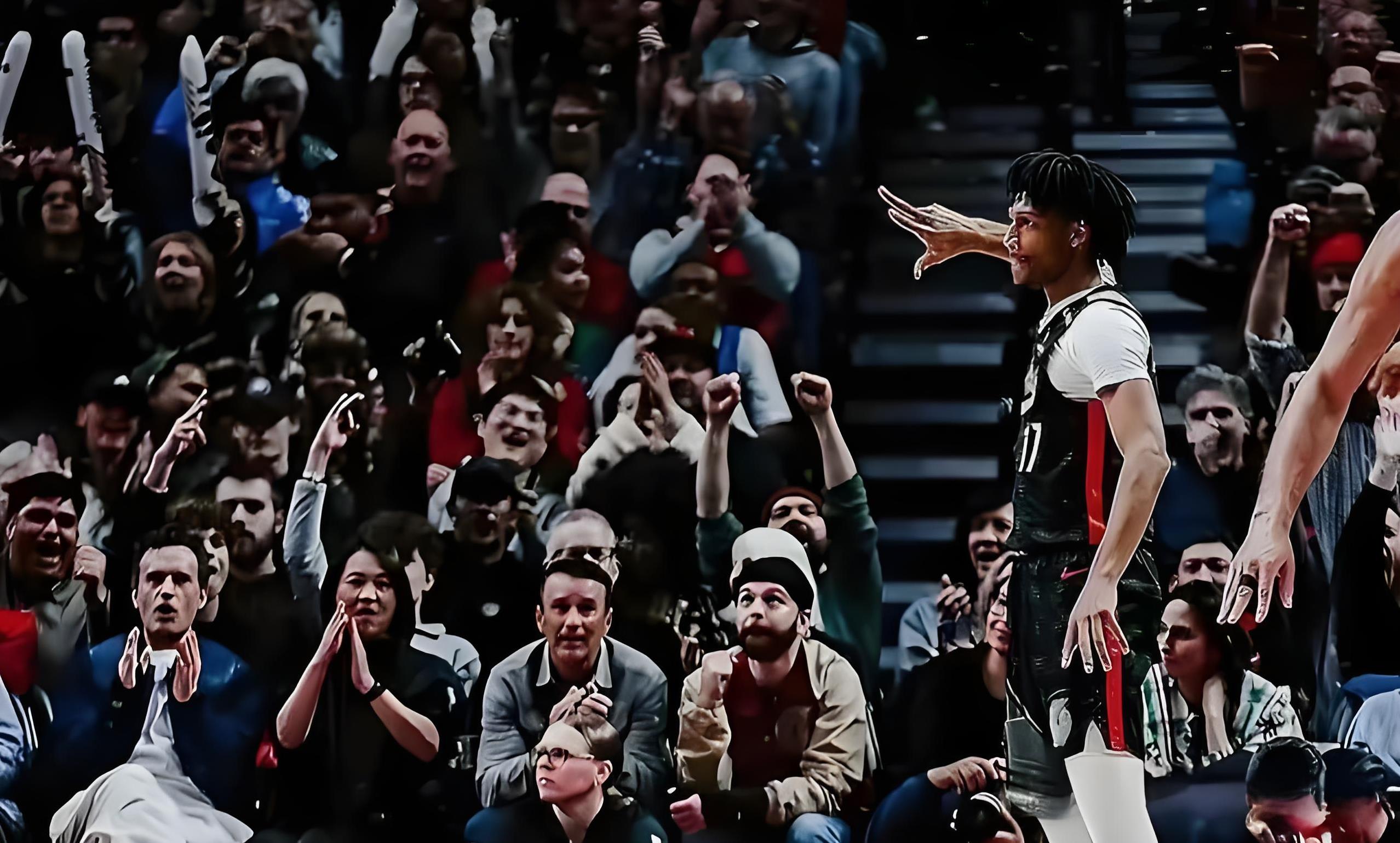 关于勇气令人敬佩！尼克斯队球员在比赛中全力以赴的信息